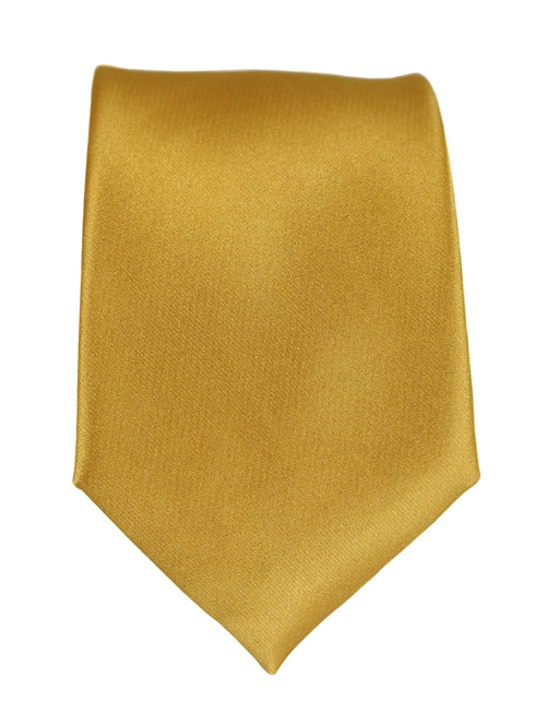 DÉCLIC Classic Plain Tie - Yellow