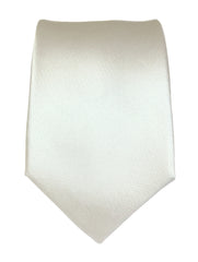 DÉCLIC Classic Plain Tie - White