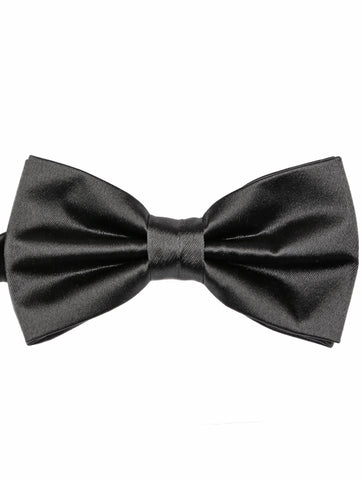 DÉCLIC Barre Knitted Bow Tie - Burgundy/Black