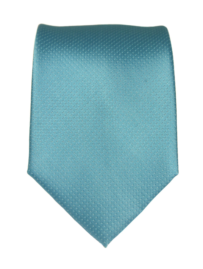 DÉCLIC Classic Microdot Tie - Aqua