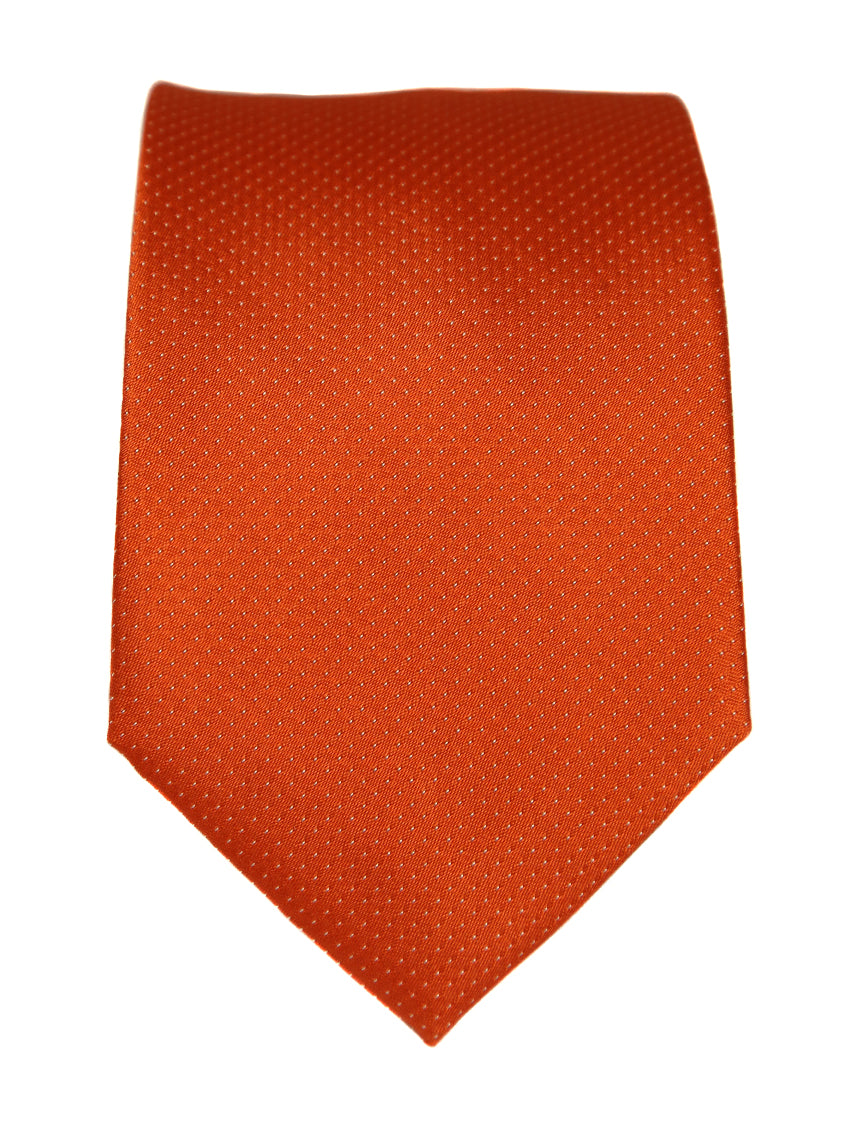 DÉCLIC Classic Microdot Tie - Orange