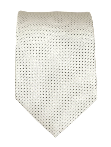DÉCLIC Woven Reversible Tie - Black/White