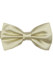 DÉCLIC Classic Microdot Bow Tie - Champagne