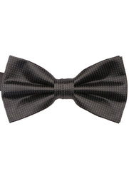 DÉCLIC Classic Microdot Bow Tie - Charcoal