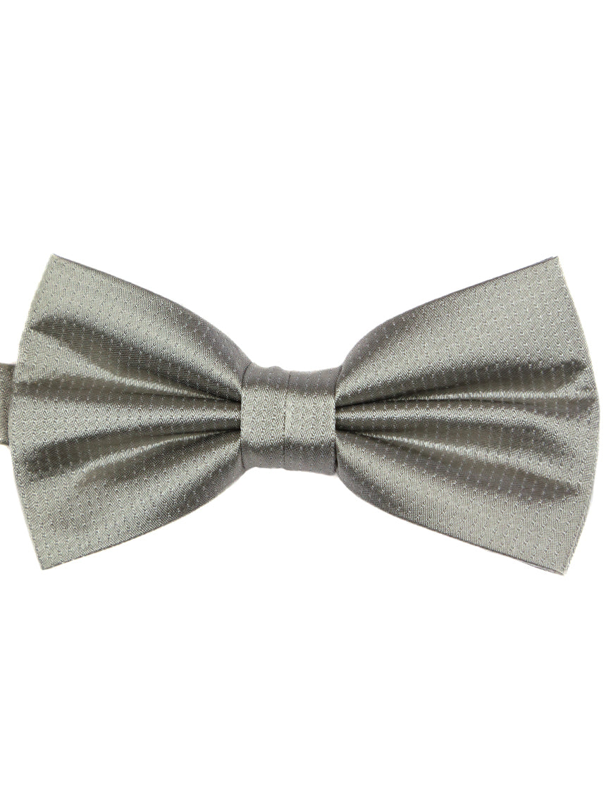 DÉCLIC Classic Microdot Bow Tie - Silver