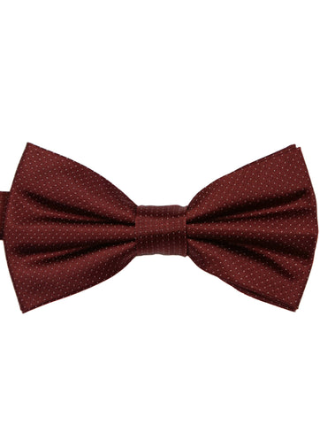 DÉCLIC Classic Plain Bow Tie - Red
