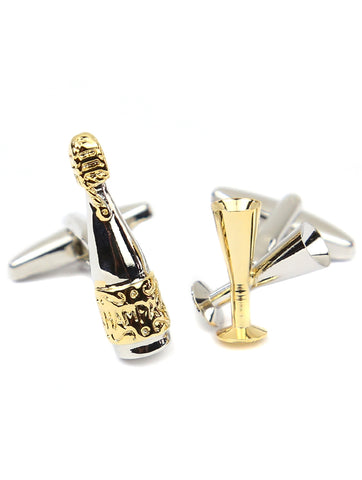 DÉCLIC Fork and Spoon Cufflink - Silver