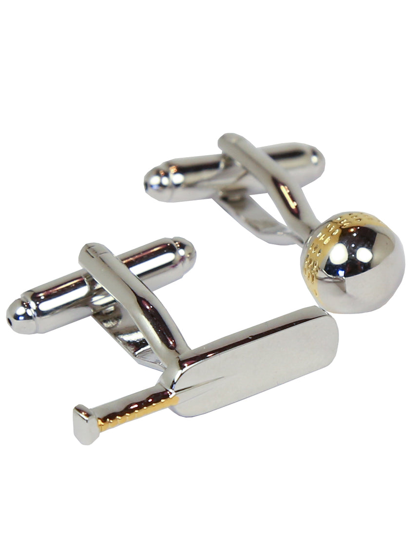 DÉCLIC Cricket Bat & Ball Cufflink