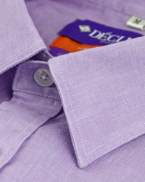 DÉCLIC Dune Linen Shirt - Lavender
