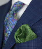 DÉCLIC Dante Plain Wool Hanky - Green