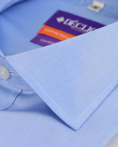 DÉCLIC Karsten Plain Shirt - Blue