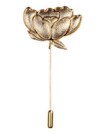 DÉCLIC Lotus Flower Lapel Pin - Gold