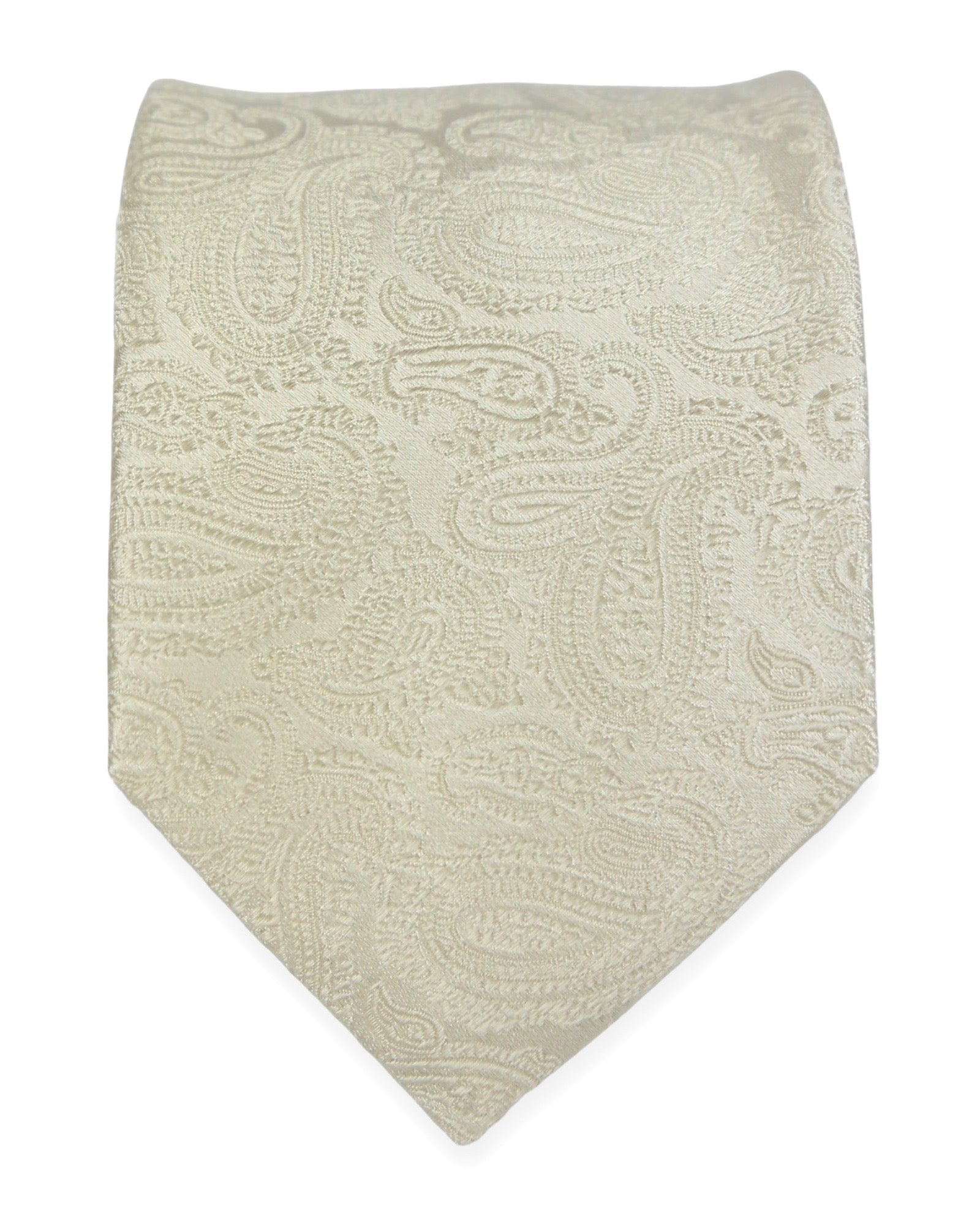 DÉCLIC Padua Paisley Tie - Off-White