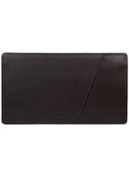DÉCLIC Leather Passport Wallet - Chocolate