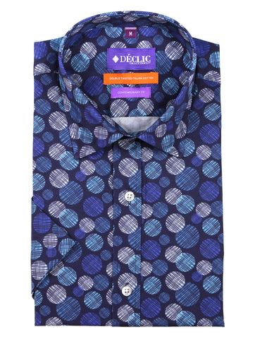 DÉCLIC Kismet Texture Shirt - Royal