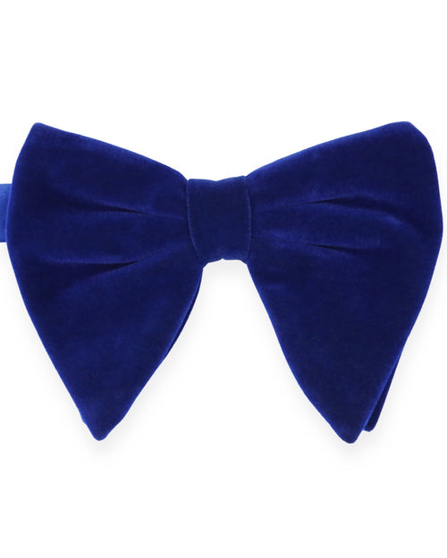 DÉCLIC Floppy Velvet Bow Tie - Royal